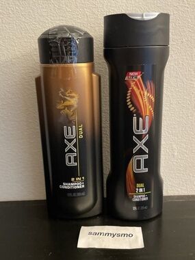 Axe Dual 2-in-1 Shampoo + Conditioner, 12 fl oz, x2